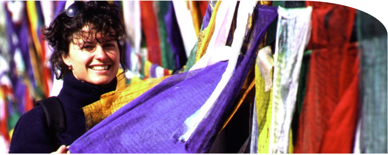 Chantal Mauduit au contact des populations népalaises